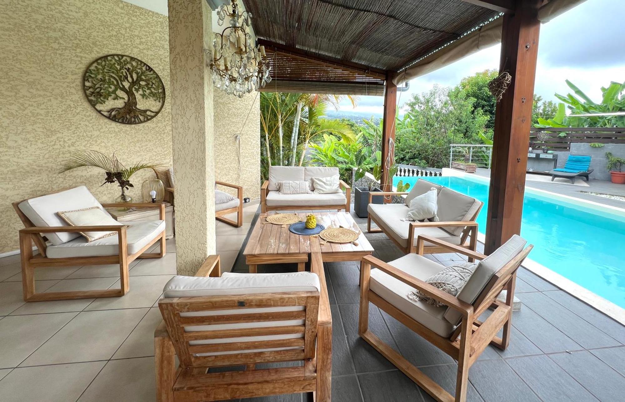 Villa Ti Moon, Entre Deux, Piscine Esterno foto